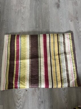 Striped quilt (Queen) w/ two standard pillow cases